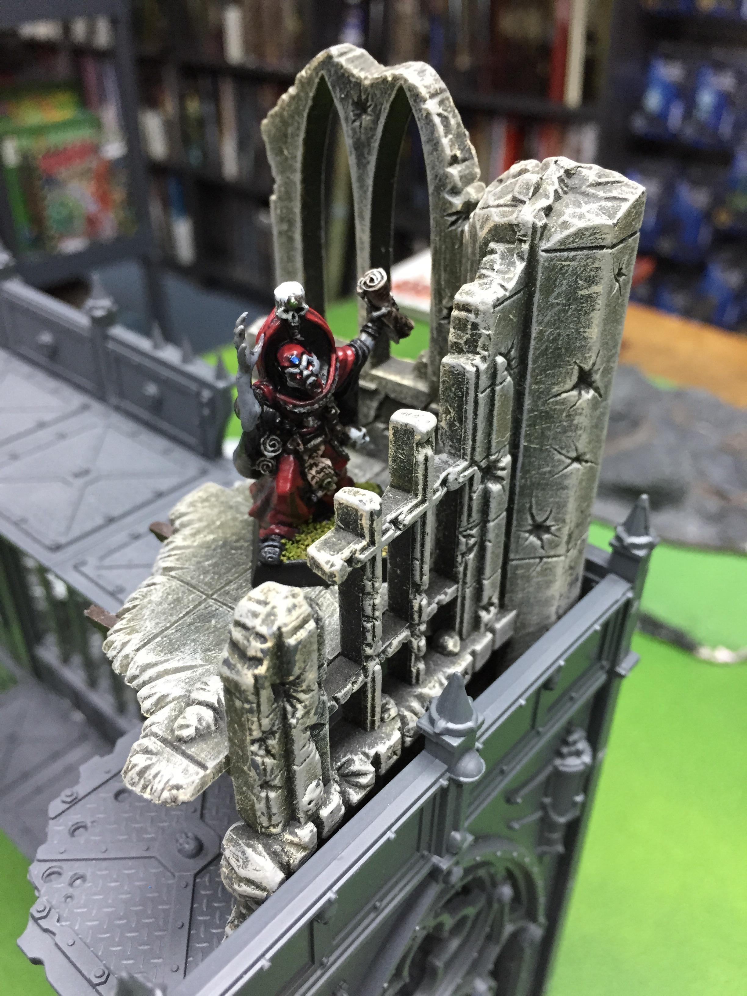 Warhammer - Vampire Necrarque (Necrarch) - Figurine OOP 98 - Games Workshop - Peinte